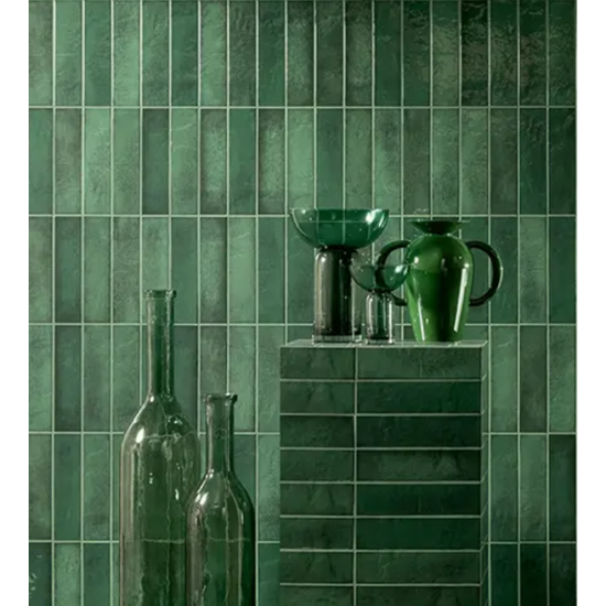 Πλακάκι Masovia Verde 298x78 mm Πράσινο Γυαλιστερό Πλακάκι Masovia Verde 298x78 mm Πράσινο Γυαλιστερό